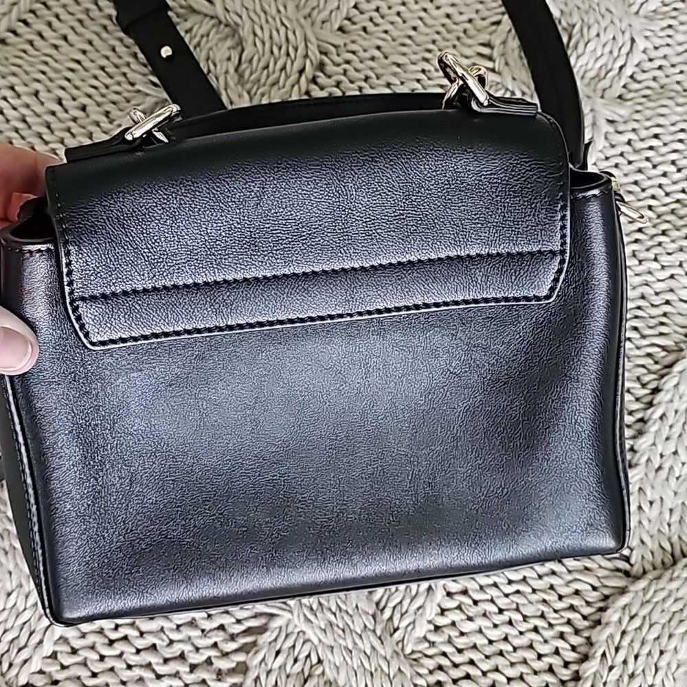 Chloe Faye Day Mini Black Leather Crossbody Bag - Picture 4 of 15